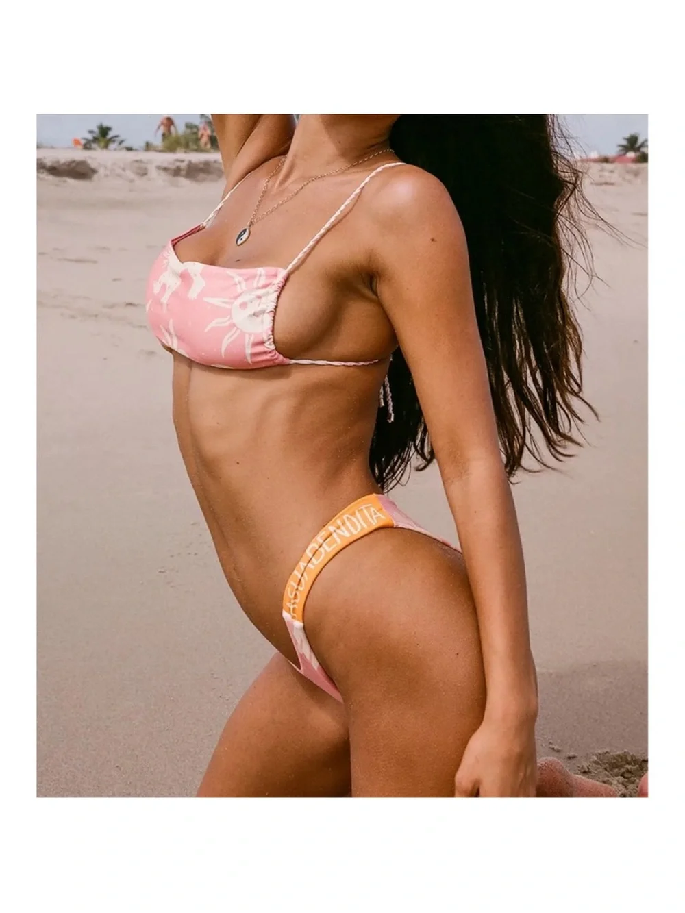 Agua Bendita Maniera Bikini Set Avy Bottoms Lina Top Medium Celestial